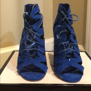 Nine West Blue Sandal Heels